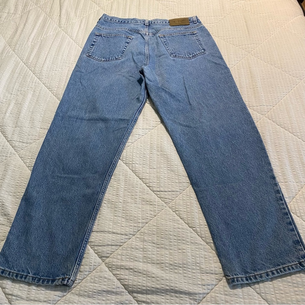 Calvin Klein Jeans Easy Fit 5 Pocket Jeans Double Stonewash 34 x 30 Vintage 90s - Picture 3 of 9